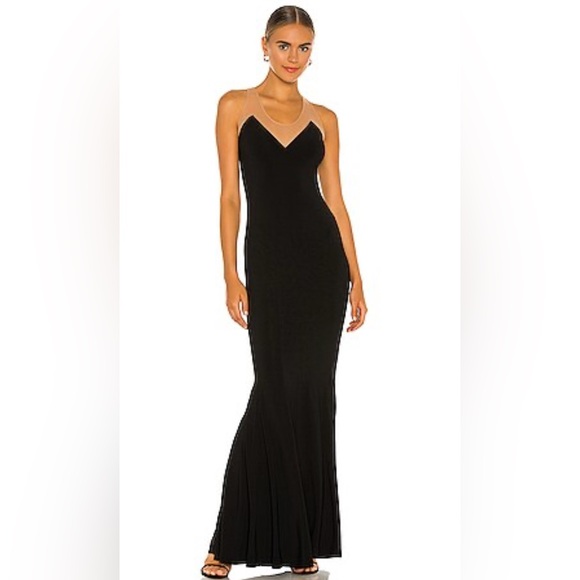 Norma Kamali Black Maxi Dress - Picture 1 of 13